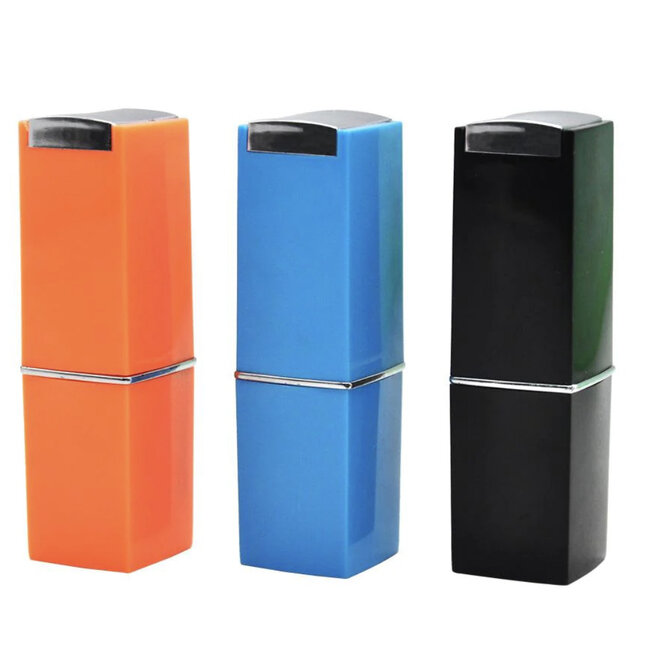 ACRYLIC BIG LIPSTICK DISGUISE METAL PIPE-YD4096