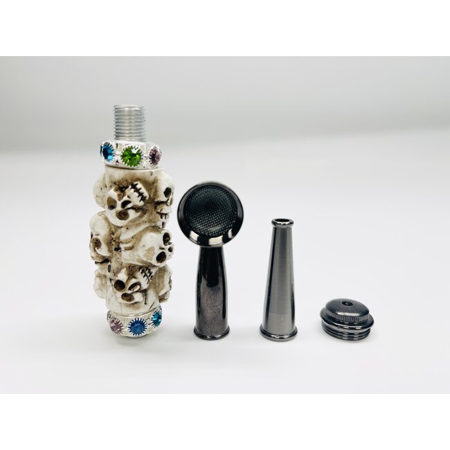 SMALL SKULL THEME NOVELTY METAL PIPE-YD105