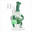 CRYSTAL GLASS 6.3'' RECYCLER DAB RIG C6310