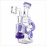 CRYSTAL GLASS 5.5'' RECLAIM RECYCLER W/COLORED C6309