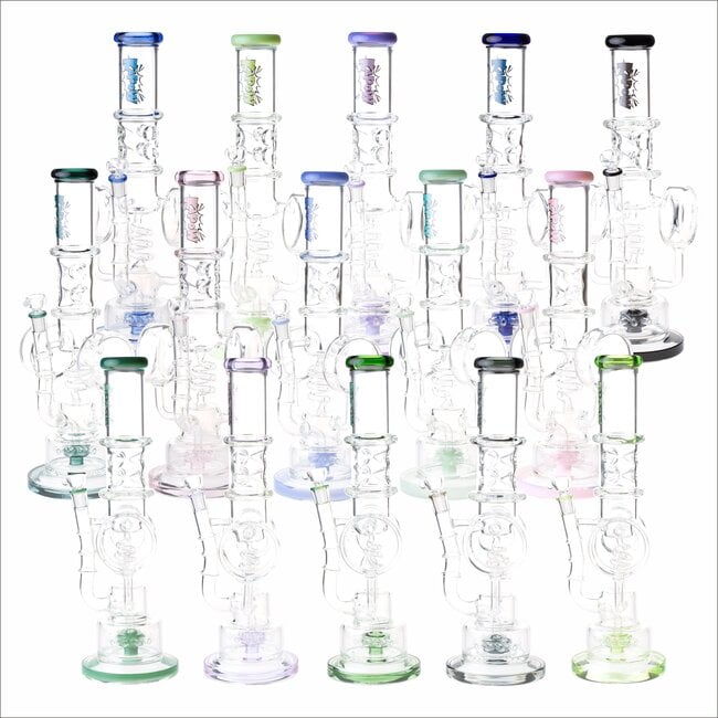 KAPOW 15.5'' DISC TOWER OF FILTRATION RECYCLER  BONG C1569