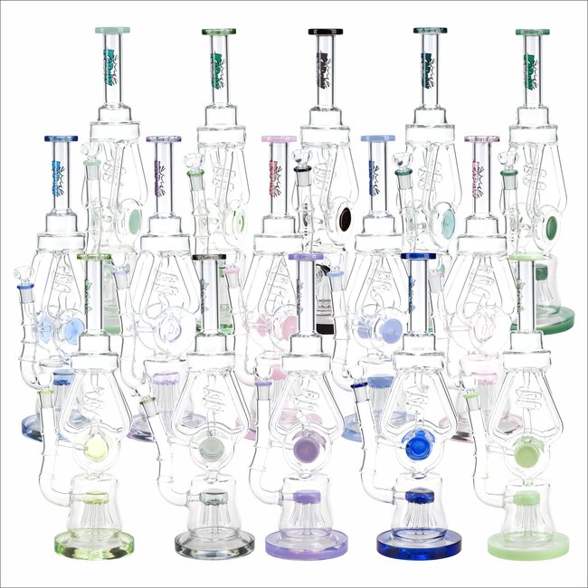 KAPOW  15'' TREE PERCOLATOR  WATER PIPE C1564