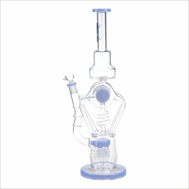 KAPOW 16'' DOUBLE CHAMBER WATER PIPE C1571