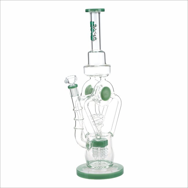 KAPOW 16'' DOUBLE CHAMBER WATER PIPE C1571