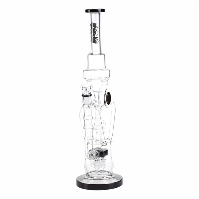 KAPOW 16'' DOUBLE CHAMBER WATER PIPE C1571