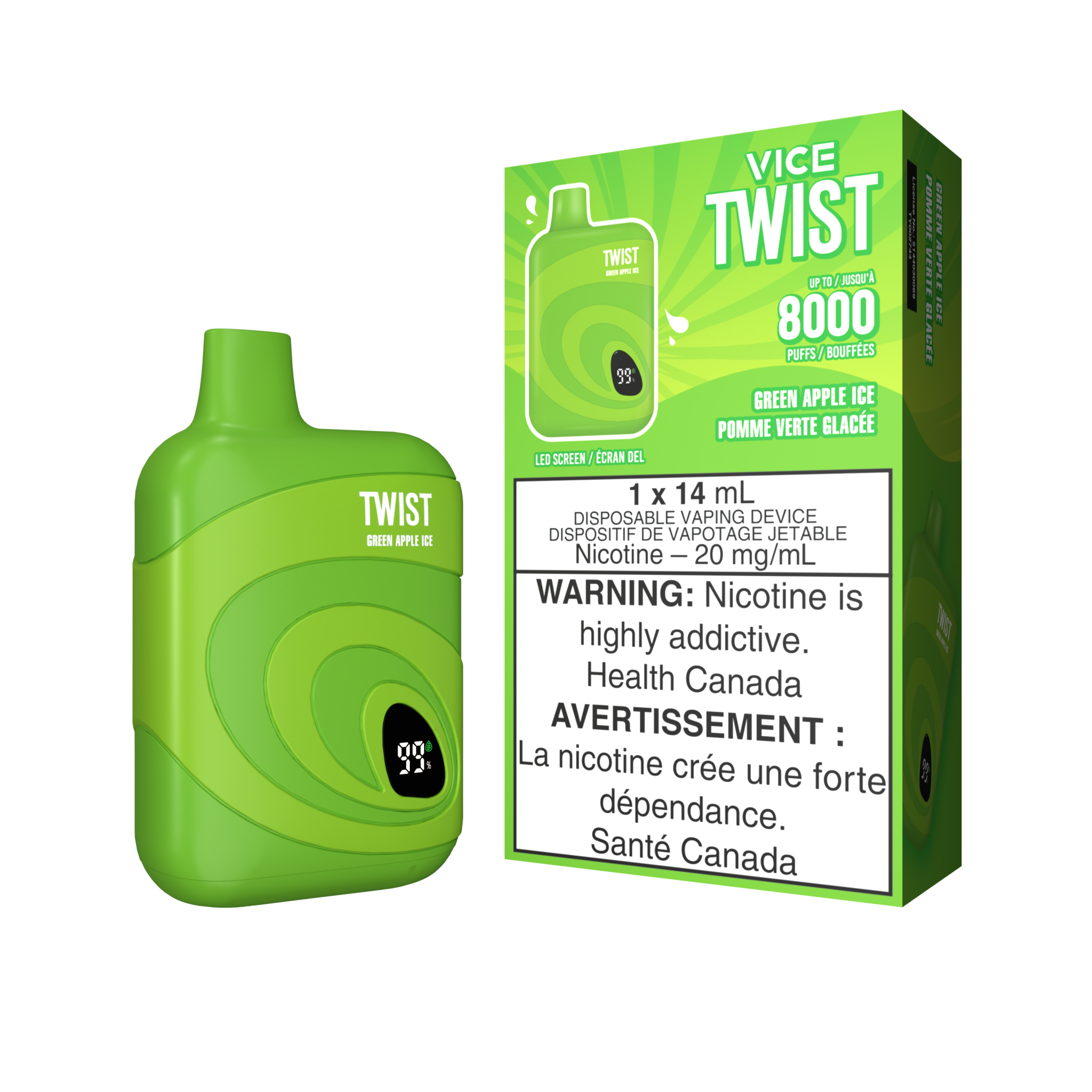 Vice Twist 8000 Puffs