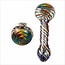 4.5'' SPIRAL WIG WAG FUMED HAND PIPE 88G-CS115