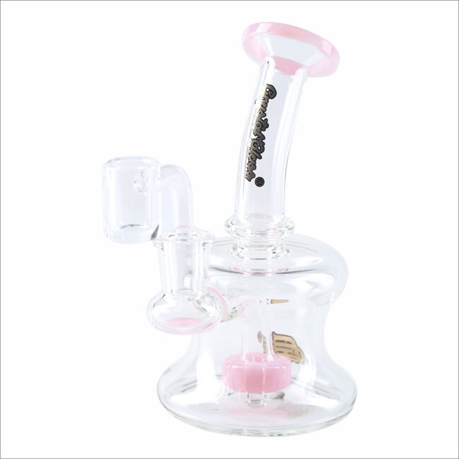 CRYSTAL GLASS 5.7'' MINI HOURGLASS RIG  C6096