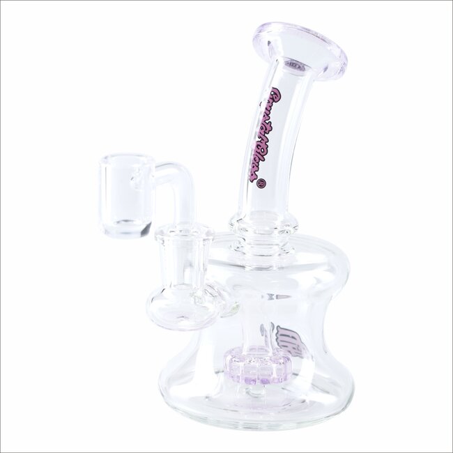 CRYSTAL GLASS 5.7'' MINI HOURGLASS RIG  C6096