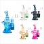 CRYSTAL GLASS 6.3''  IRIDESCENT DAB  RIG  C6266