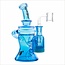 CRYSTAL GLASS 6.3''  IRIDESCENT DAB  RIG  C6266