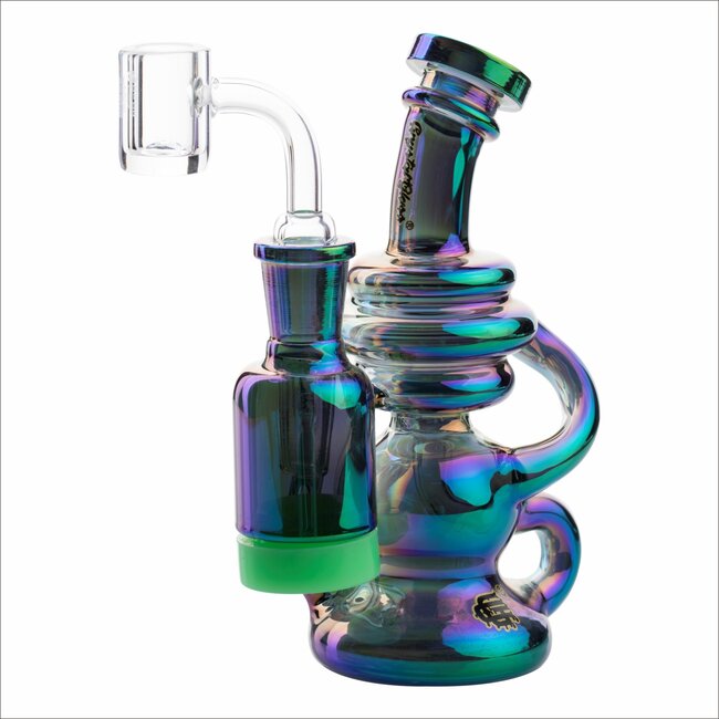 CRYSTAL GLASS 5.7"-5ML RECLAIM RECYCLER C6297