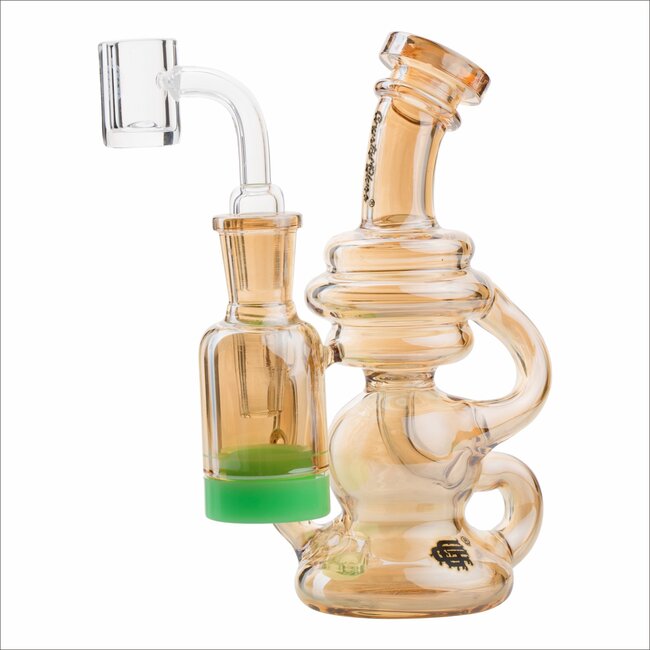 CRYSTAL GLASS 5.7"-5ML RECLAIM RECYCLER C6297