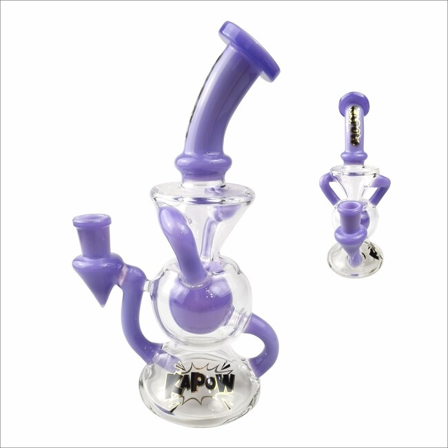 KAPOW 7.5'' SPHERICAL RECYCLER DAB RIG C6293