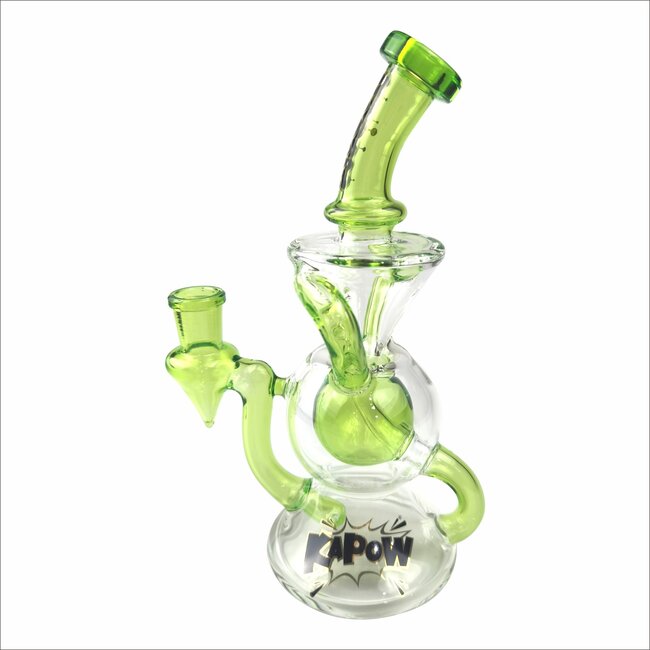 KAPOW 7.5'' SPHERICAL RECYCLER DAB RIG C6293