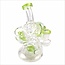 KAPOW 6.5” WIG WAG SWISS PERK RECYCLER C6332-B