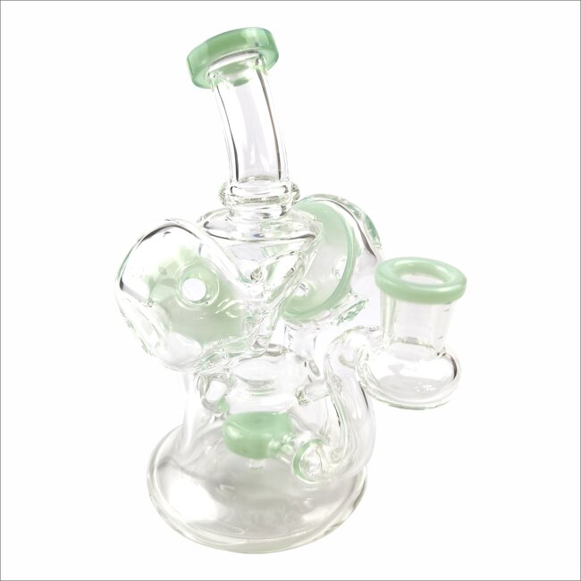 KAPOW 6.5” WIG WAG SWISS PERK RECYCLER C6332-B