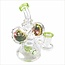 KAPOW 6.5” WIG WAG SWISS PERK RECYCLER C6332-B