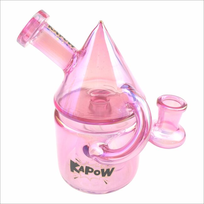 KAPOW 5.3 IRIDESCENT INLINE CONE RECYCLER C6327-B