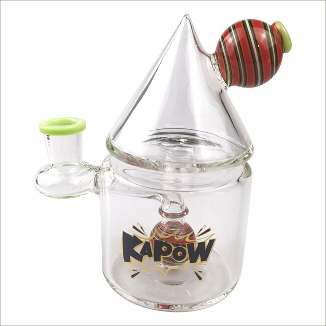 KAPOW 5.3'' HINT OF COLOR WIGWAG INCONE CONE RECYCLER C6328