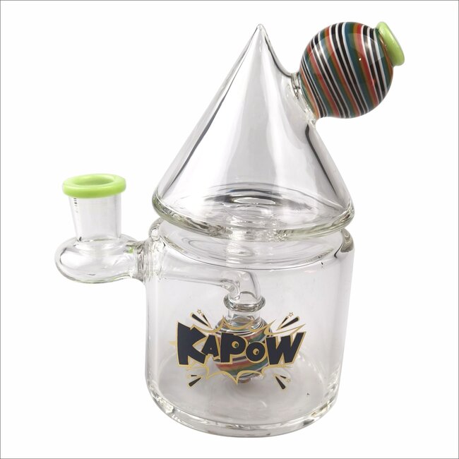 KAPOW 5.3'' HINT OF COLOR WIGWAG INCONE CONE RECYCLER C6328