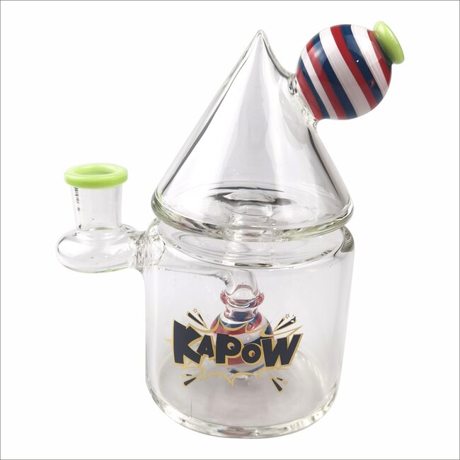KAPOW 5.3'' HINT OF COLOR WIGWAG INCONE CONE RECYCLER C6328