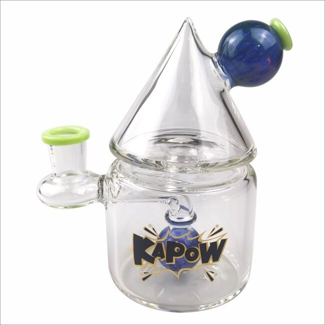 KAPOW 5.3'' HINT OF COLOR WIGWAG INCONE CONE RECYCLER C6328