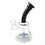 CRYSTAL GLASS 6.7" MINI BEAKER PROPELLOR  DAB RIG C6128