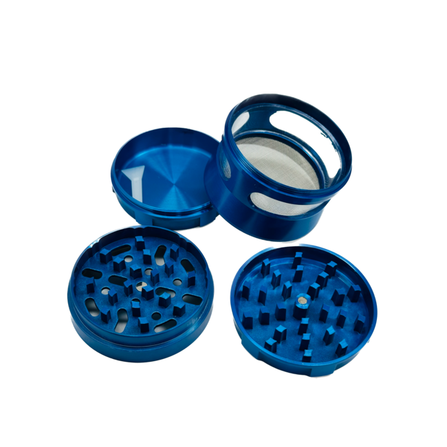 KAPOW KAPOW 4 LAYER GRINDER WITH TRANSPARENT WINDOW -PH6384CK