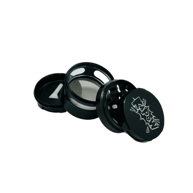 KAPOW KAPOW 4 LAYER GRINDER WITH TRANSPARENT WINDOW -PH6384CK