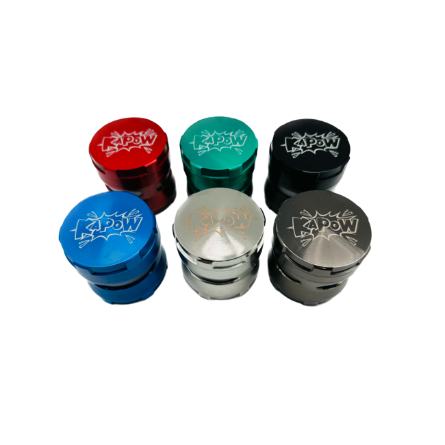 KAPOW KAPOW 4 LAYER GRINDER WITH TRANSPARENT WINDOW -PH6384CK