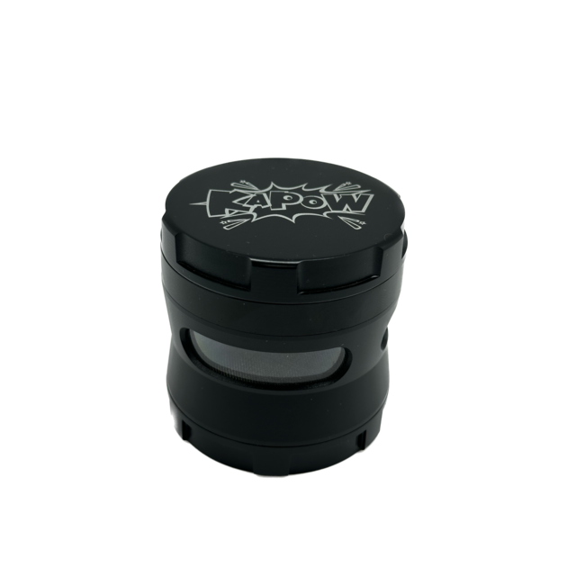 KAPOW KAPOW 4 LAYER GRINDER WITH TRANSPARENT WINDOW -PH6384CK