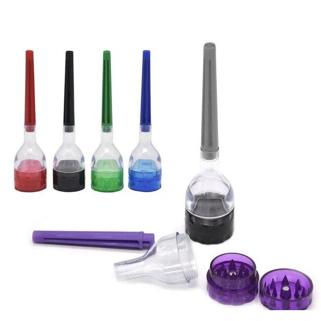 PLASTIC GRINDER WITH CONE PACKER