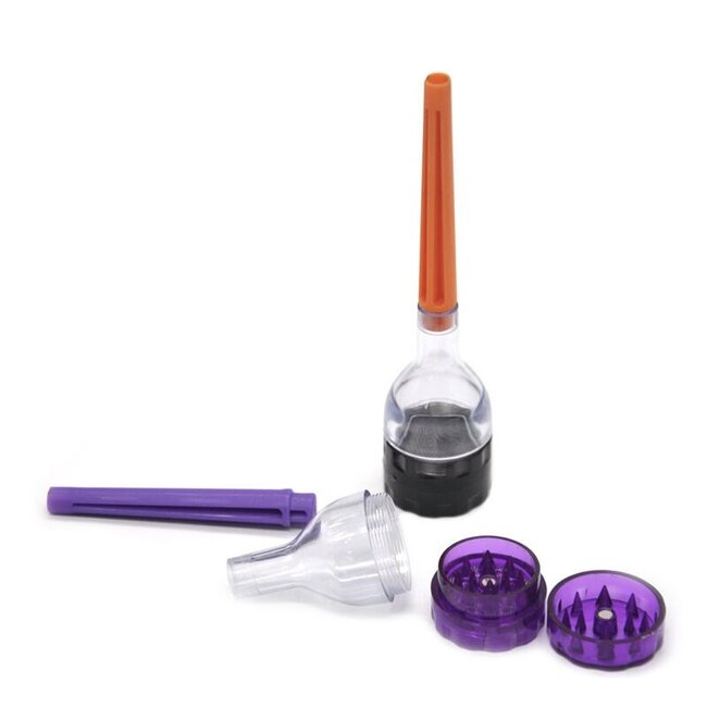 PLASTIC GRINDER WITH CONE PACKER