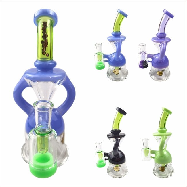 CRYSTAL GLASS 8'' DOUBLE ARM RECLAIM RECYCLER -C6333