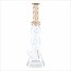 CRYSTAL GLASS 7MM-16'' DOUBLE DONUT SPLASH GUARD CLASSIC BEAKER BONG C1653