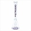 CRYSTAL GLASS 18'' MATCHING DOWNSTEM BEAKER BONG C1628
