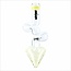 KAPOW 15'' LONG LAY DOWN ZONG BONG C2210