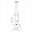CRYSTAL GLASS 12'' 5MM BEAKER BASE WATER PIPE W/ MATRIX PERC C2117