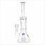 CRYSTAL GLASS 12'' 5MM BEAKER BASE WATER PIPE W/ MATRIX PERC C2117