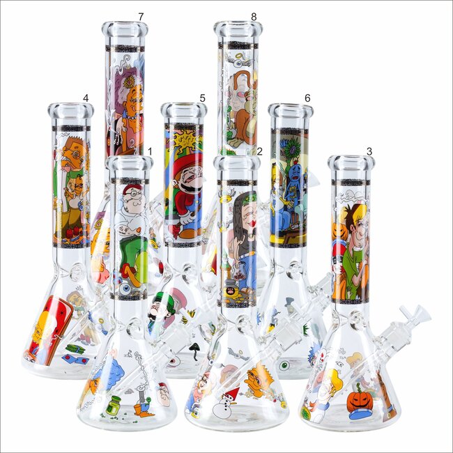 14''-7MM BEAKER WATER BONG MG05