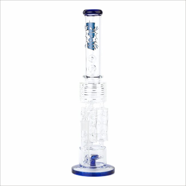 KAPOW 19'' ICE PINCH TRIPLE HONEYCOMB CHAMBER PERC RECYCLER WATER PIPE C1563