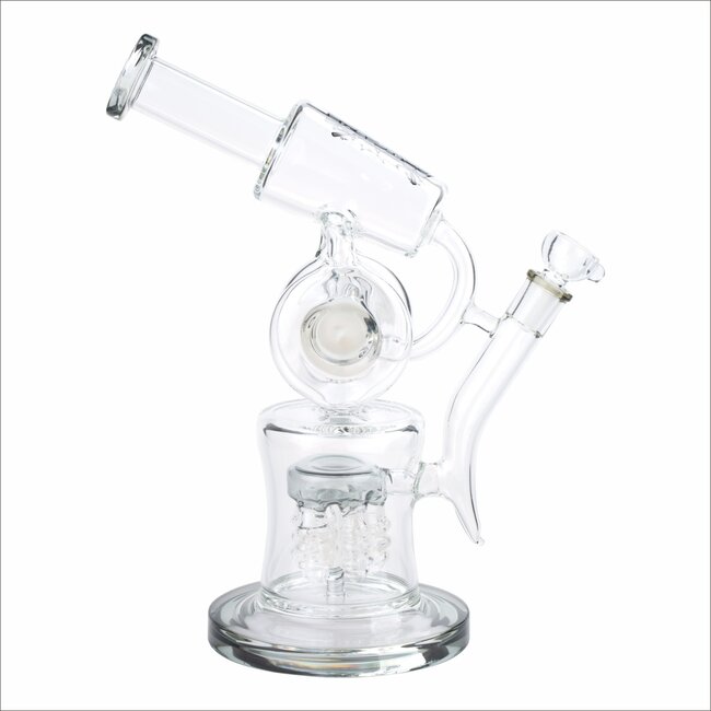 KAPOW 11'' GOURD PERCOLATOR THREE CHAMBER GLASS BONG C1565