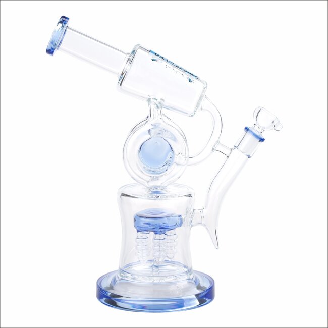 KAPOW 11'' GOURD PERCOLATOR THREE CHAMBER GLASS BONG C1565