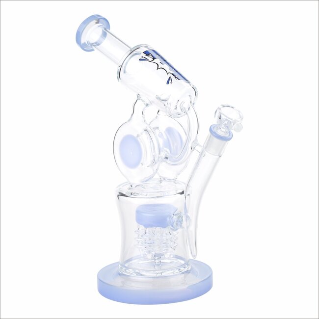 KAPOW 11'' GOURD PERCOLATOR THREE CHAMBER GLASS BONG C1565