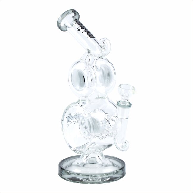 KAPOW 10'' DOUBLE DRUM CHAMBER WATER BONG C1603