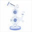 KAPOW 10'' DOUBLE DRUM CHAMBER WATER BONG C1603