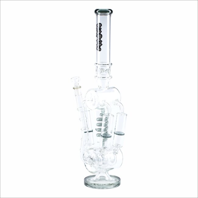 KAPOW 20'' QUAD HONEYCOMB & SPIRAL MULTI PERC RECYCLER WATER PIPE  C1607