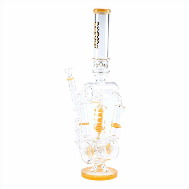 KAPOW 20'' QUAD HONEYCOMB & SPIRAL MULTI PERC RECYCLER WATER PIPE  C1607