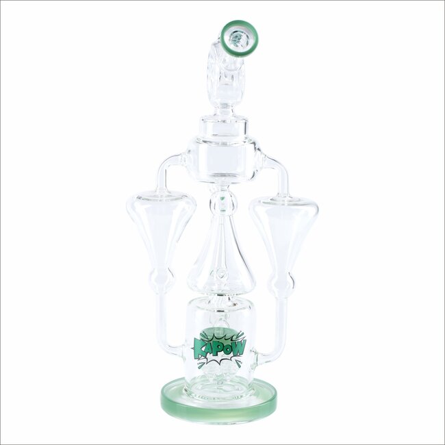 KAPOW 16'' ALIEN 5-ARM TREE PERC WATER PIPE C1612